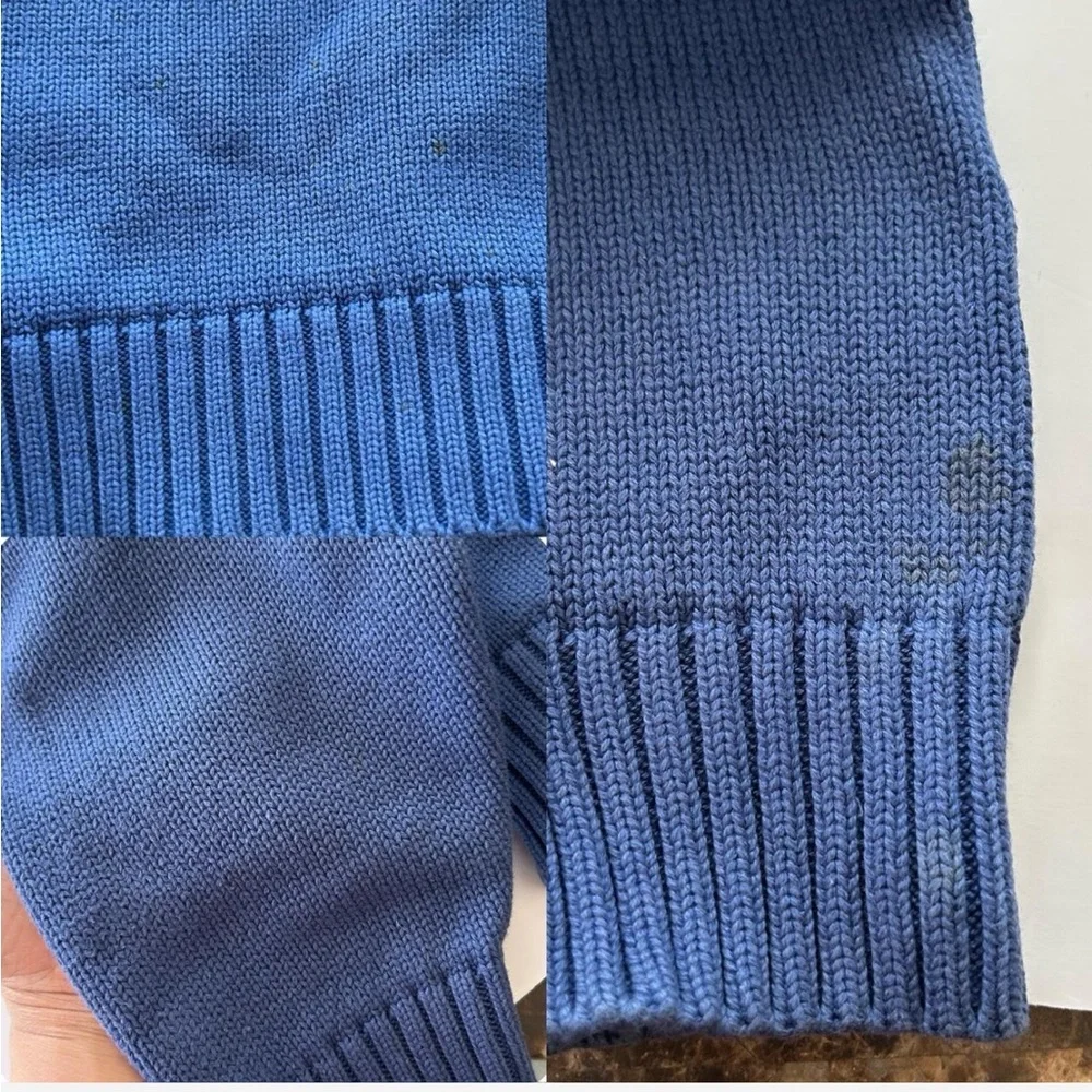 Vintage Lands’ End Oversized Crewneck Sweater 100% Cotton.